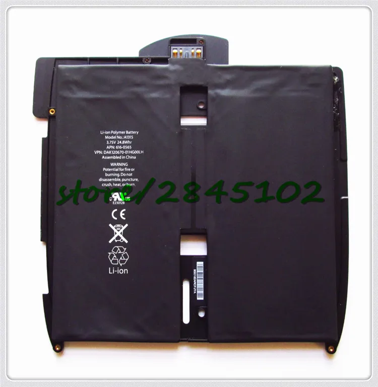 Аккумулятор GYIYGY для ноутбука Apple iPad 1 3 75 в 5400 мАч A1315 A1219 A1337 1-го поколения 616-0448 |