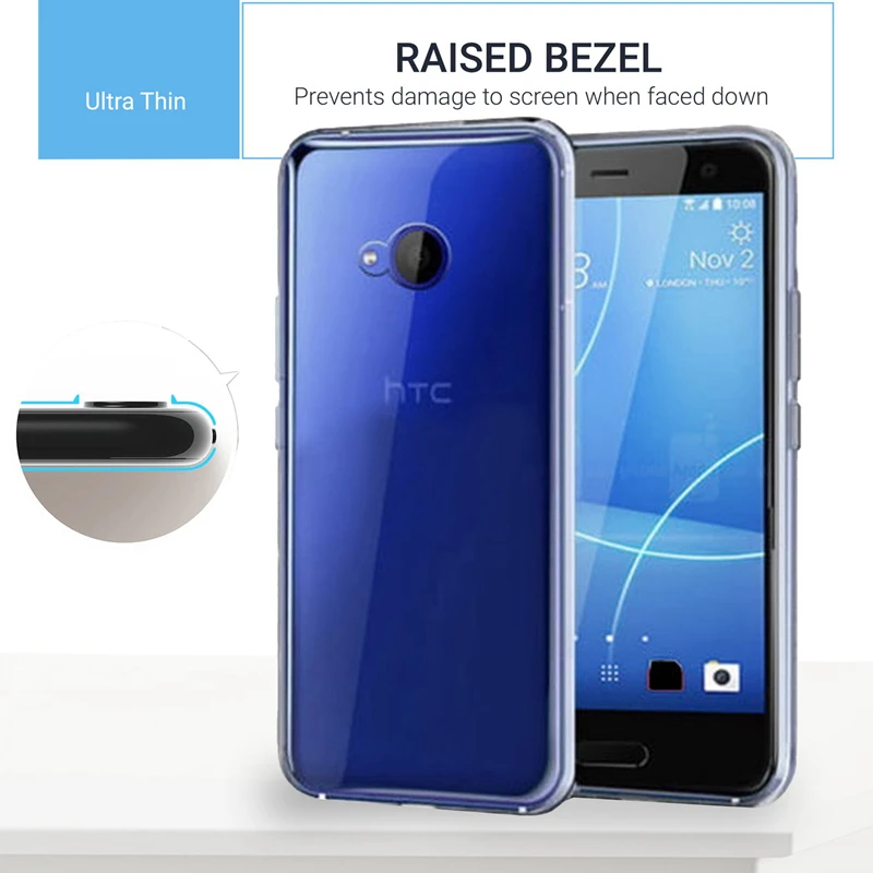 Прозрачный чехол для телефона HTC U11 10 U Play Life U12 Plus Desire 12 Ultra X9 Eyes evo X10 задняя крышка
