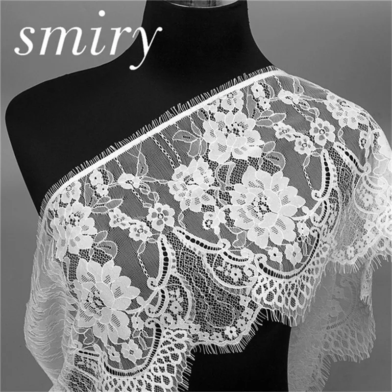Smiry 3 ярдов ширина 23 5 см ресницы мягкий цветочный классический кружевной отделкой