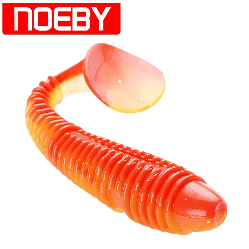 Noeby Мягкая приманка 4 шт. 95 мм 8 5 г 10 цветов T образный хвост рыболовные приманки