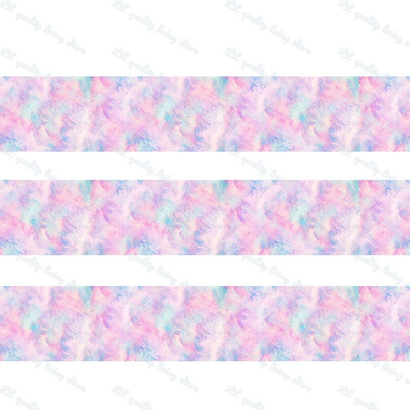 Светящиеся звезды печатных grosgrain розовая лента ручной материал DIY аксессуары вечерние украшения, атласные ленты 50 ярдов