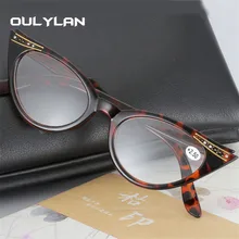 Oulylan очки для чтения «кошачий глаз» женские очки для дальнозоркости очки со стразами оправы линзы смола+ 1,0+ 1,5+ 2,0+ 3,0