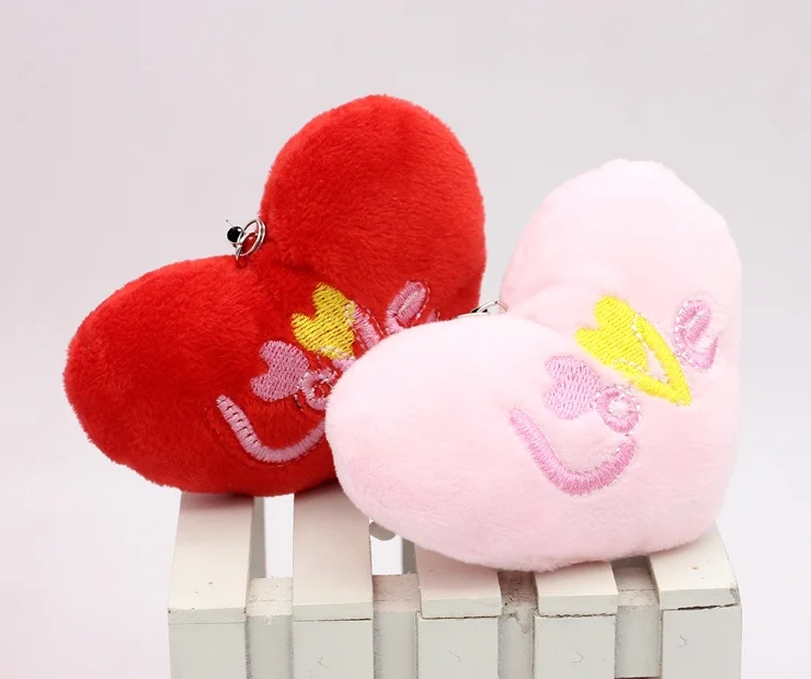 Wedding Gift Plush LOVE Hearts NEW Size 7CM LOVE Heart Plush Stuffed