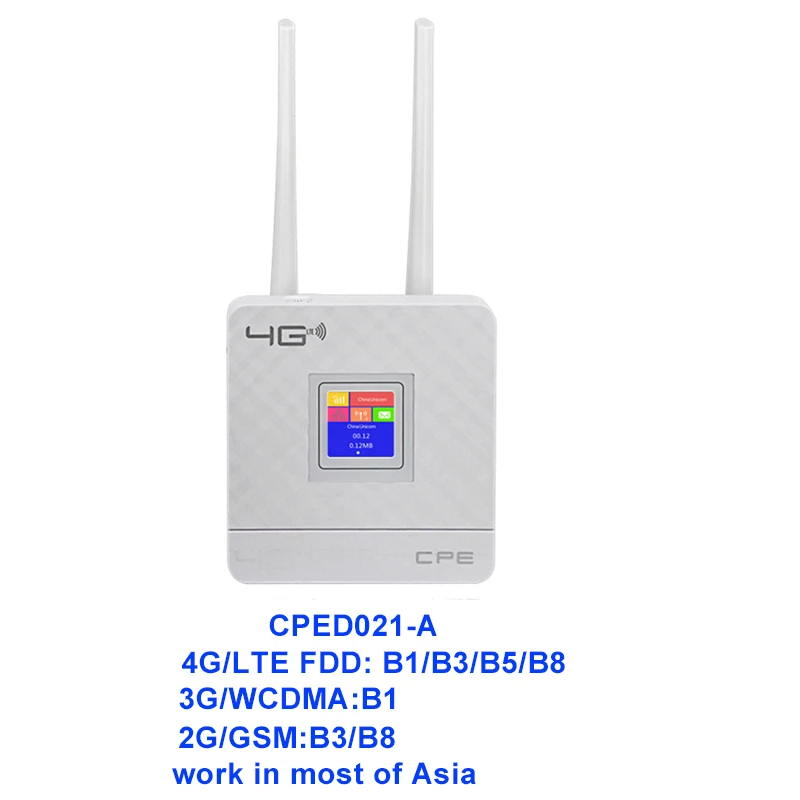 Беспроводной CPE 4G Wifi роутер портативный шлюз FDD TDD LTE WCDMA GSM глобальная разблокировка внешних антенн слот для sim-карты WAN/LAN порт - Цвет: CPED021-A