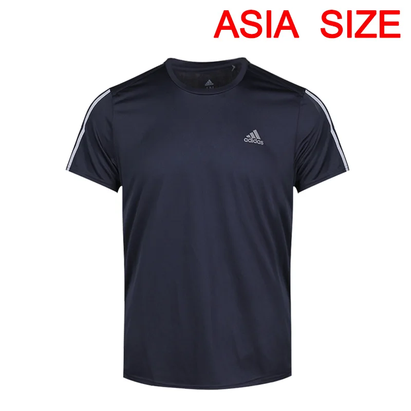Новое поступление Adidas RUN 3S TEE M Для мужчин, футболки с коротким рукавом спортивный костюм - Цвет: EK2856