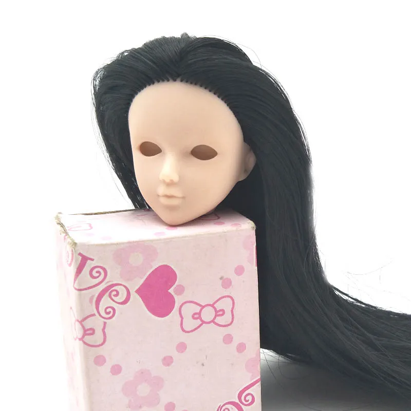 DIY Мягкая кукла для практики макияжа голова для 11," головки для кукольного домика для 1/6 BJD кукла для практики голова без макияжа глаз