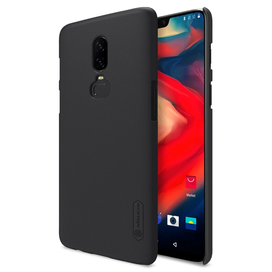 

for Oneplus 6 case Nillkin frosted case for Oneplus 6 case hard plastic back cover for One plus 6 with Gift