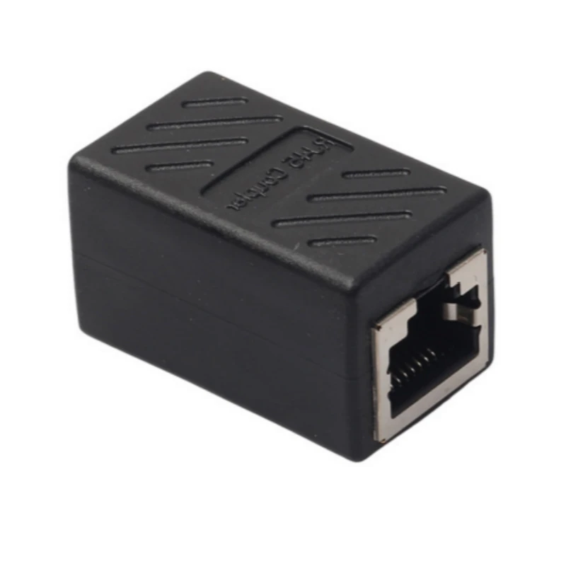

2pcs RJ45 Coupler Extender Female to Female Cat7 Cat6 Cat5e Ethernet LAN Network Cable Wire Adapter Converter Connector