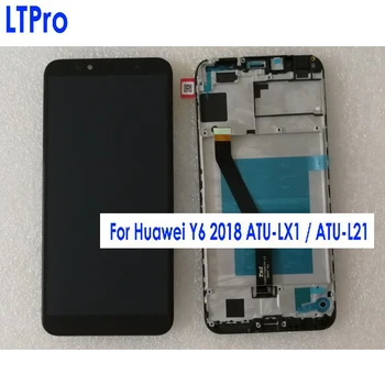 

Best Working Full Sensor LCD Display Touch Panel Screen Digitizer Assembly with Frame For Huawei Y6 2018 ATU-LX1 ATU-L21 ATU-LX3