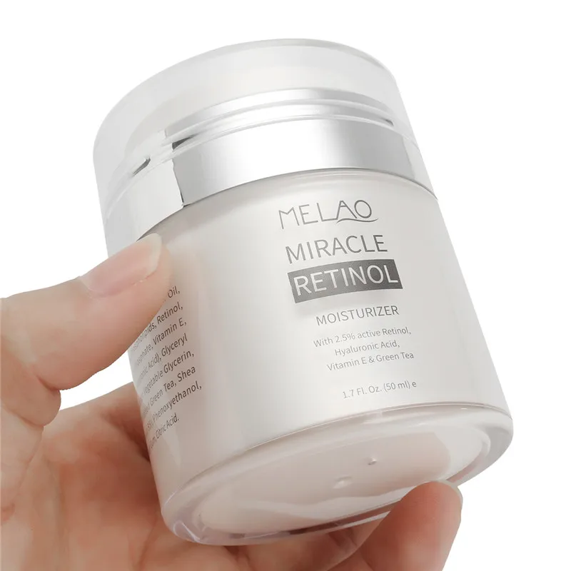 Retinol 2.5% увлажнитель для лица крем против старения и уменьшает морщины и тонкие линии день и ночь Retinol отбеливающий крем
