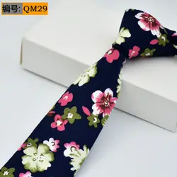 Хлопок Галстуки для Для мужчин модные галстук цветок тощий 6 см Ширина галстук новый дизайн Пейсли Для мужчин s галстук небольшой