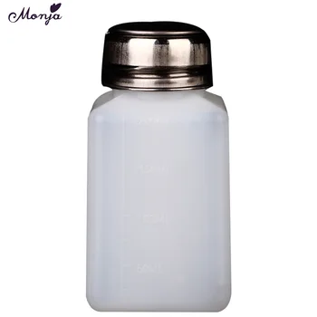 

Professional Nail Polish Remover Bottle Iron Cap Pressure Bottle Empty Lockable Pump Dispenser for Liquid Water Alcohol