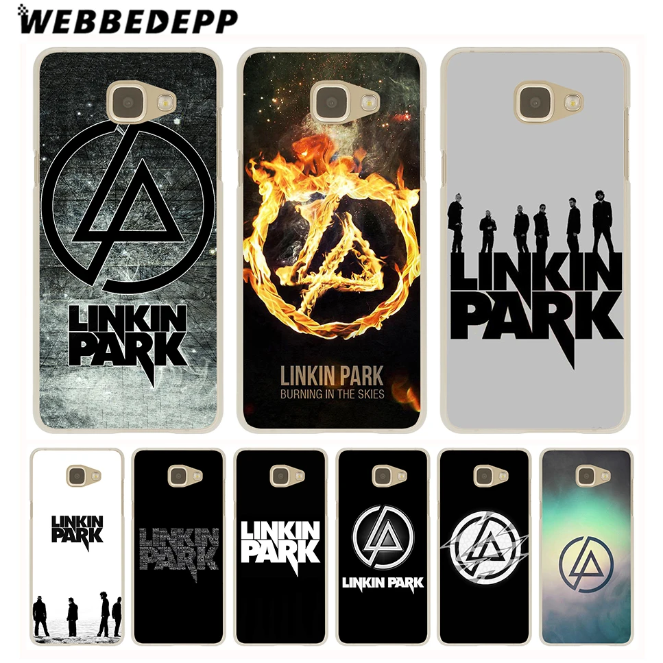 

WEBBEDEPP linkin park Hard Case for Galaxy A3 A5A7 A8 A9 2016 2017 2018 A6 A8 Plus 2018 Note 8 9 Grand Cover