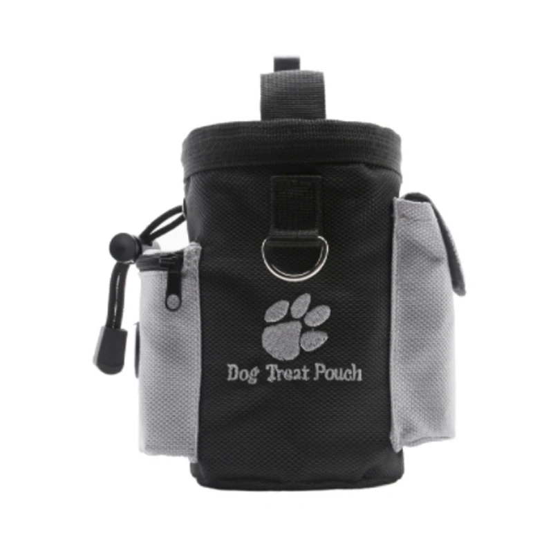 1 шт., черные сумки для лечения домашних собак, щенков, поучения, ловкость, наживка, тренировочная Водонепроницаемая пищевая сумка для угощений, сумка для закусок, наградная сумка для талии