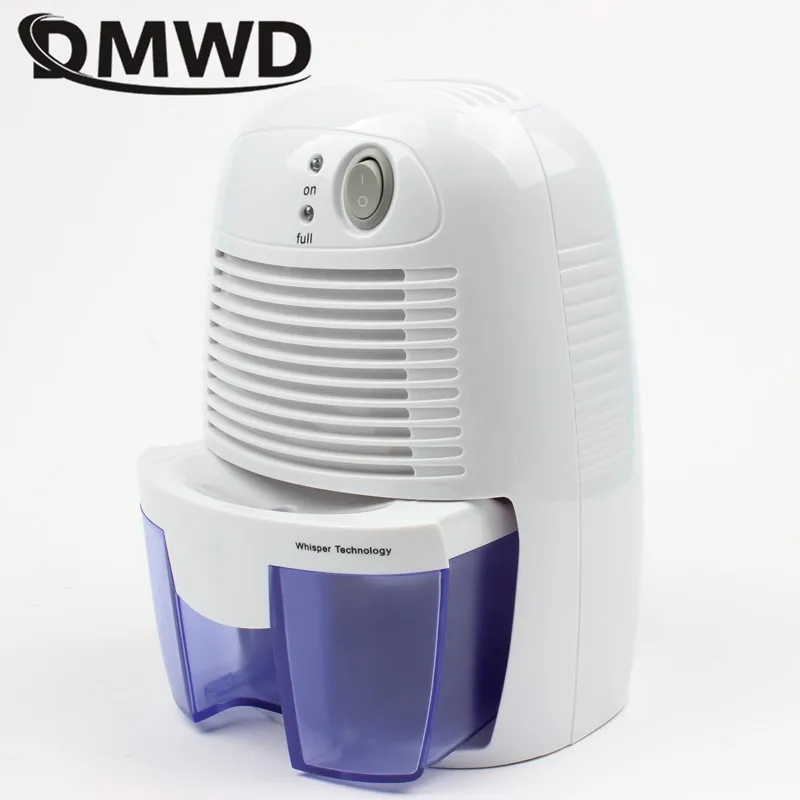 DMWD осушитель для дома Портативный 500 мл влагопоглощающий осушитель воздуха автоматический светодиодный индикатор осушитель воздуха