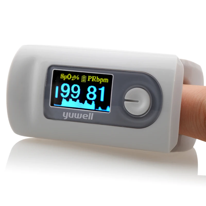 

Yuwell YX301 Portable Pulse Finger Oximeter Blood Oxygen Saturation Health Monitor LED Display Fingertip Oximetro de pulso