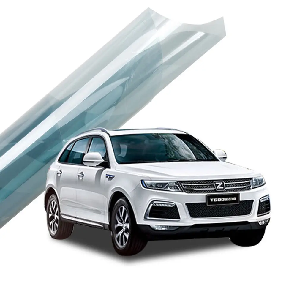SUNICE VLT75% Car Window Tint Solar Tint Film 2mil Nano Ceramic Film Self Adhesive Car Home Window Glass Protection 1.52x30m