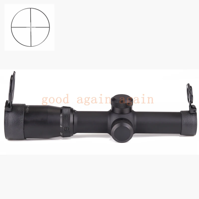 

Ledarnell Hunting Tactical Riflescope 1-4X24 Optical Sights illuminate Rifle Scope 30mm