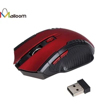 Malloom 2,4 ГГц компьютерная мышь игровая 1600 dpi 6 кнопок Беспроводная оптическая мышь USB мыши с колесиком для планшетного компьютера#25