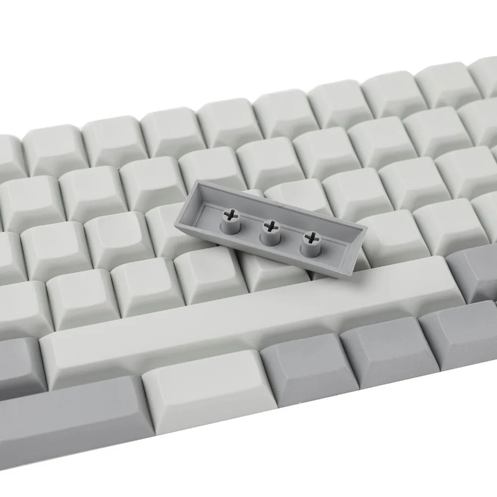 YMDK DSA Blank 61 64 68 ANSI Keyset профиль толстый PBT Keycap набор для механической клавиатуры Cherry