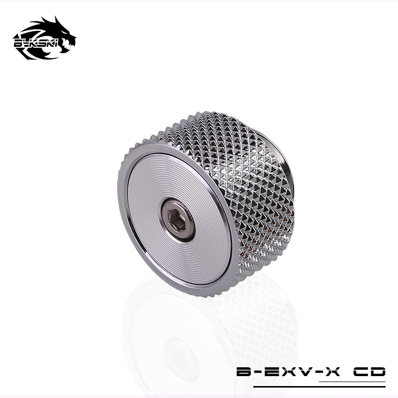 BYKSKI G1/4 ''выпуск воздушная пробка/ручной выпускной клапан воздушный выпускной клапан уплотнительный замок для система водяного охлаждения - Цвет лезвия: Silver