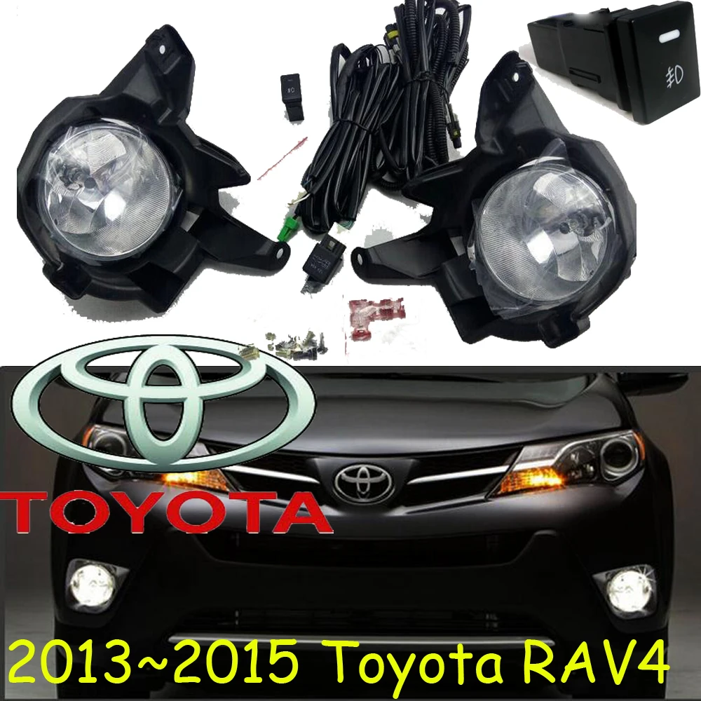 RAV4 fog light,20132015,2pcs/set+wire of harness,RAV4 halogen light