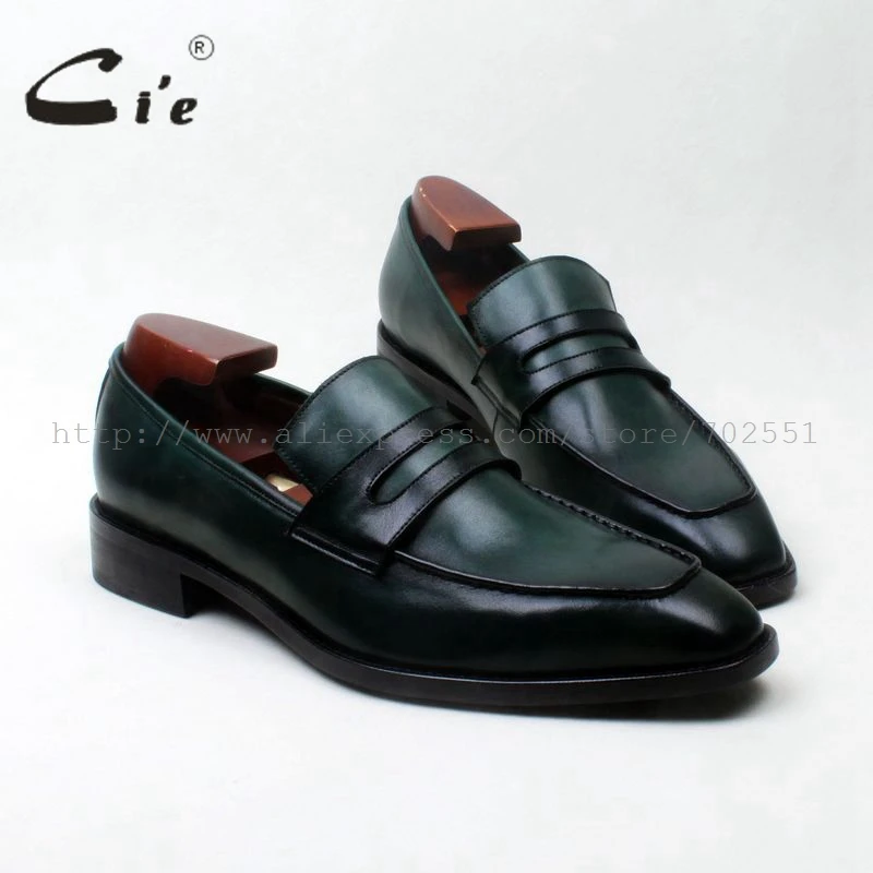 cie square toe bespoke leather font b men b font font b shoe b font handmade