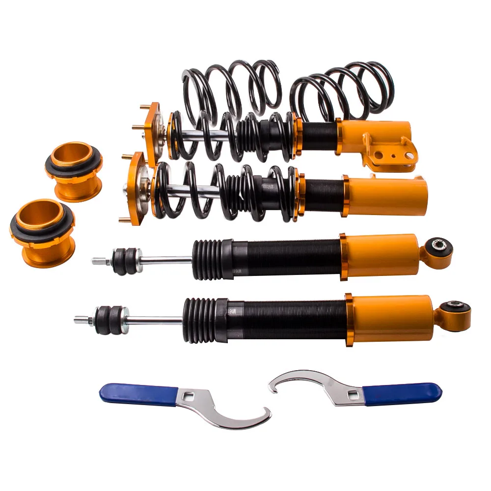

Strut & Spring Assembly Coilovers for 94-04 Ford Mustang 4th Adjustable Height Coilover Suspension lowering Front rear Top Mount