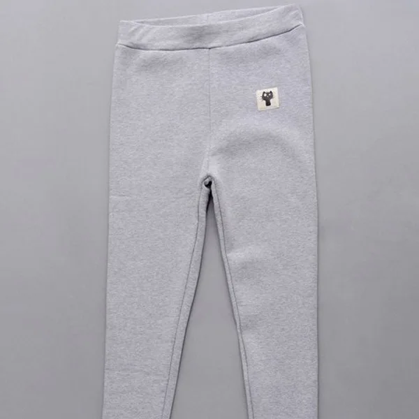 CHSDCSI леггинсы большого размера женские зимние новые модные эластичные штаны с высокой талией с котом из кусков бархатные толстые теплые черные узкие брюки - Цвет: K171 Light gray