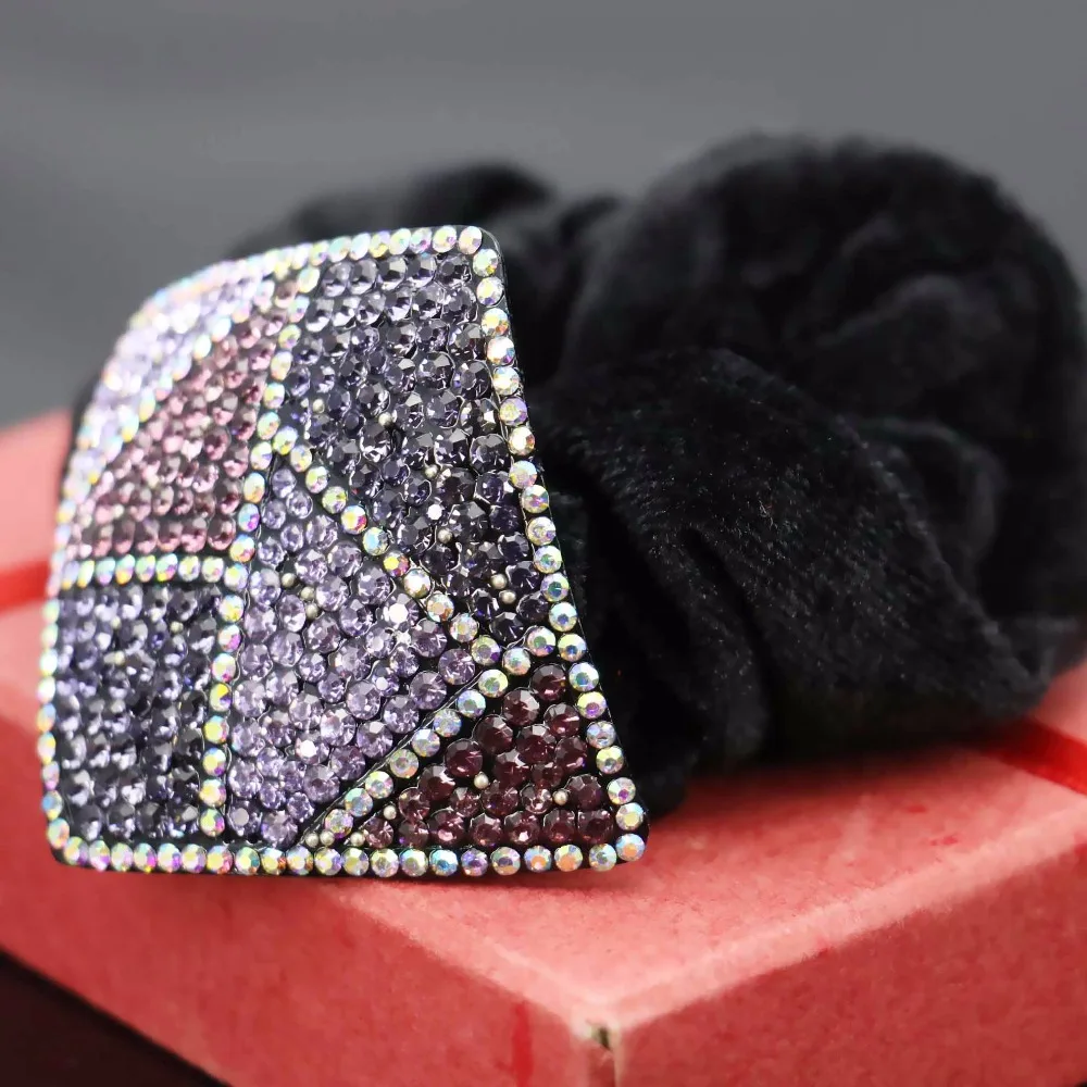 55x62 мм свадебный аксессуар для волос головной убор кристалл эластичные зажимы шпилька Стразы подарки Ювелирные изделия дизайн подарки