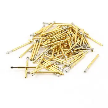 

100 Pieces P75-E2 1.3mm Convex Tip Spring PCB Testing Contact Probes Pin Free shipping