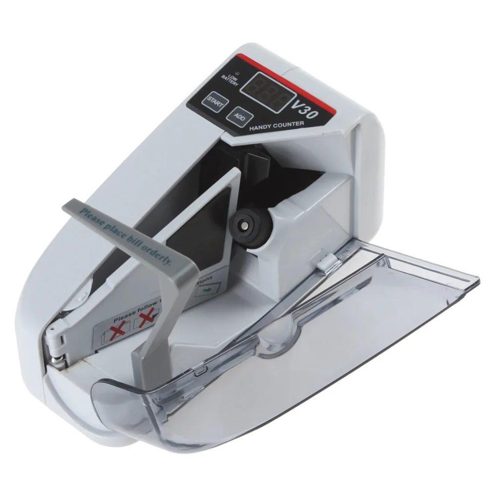 US $100.00 Ybc V30 Mini Portable Bill Counter Machine Multi Paper Currency Handy