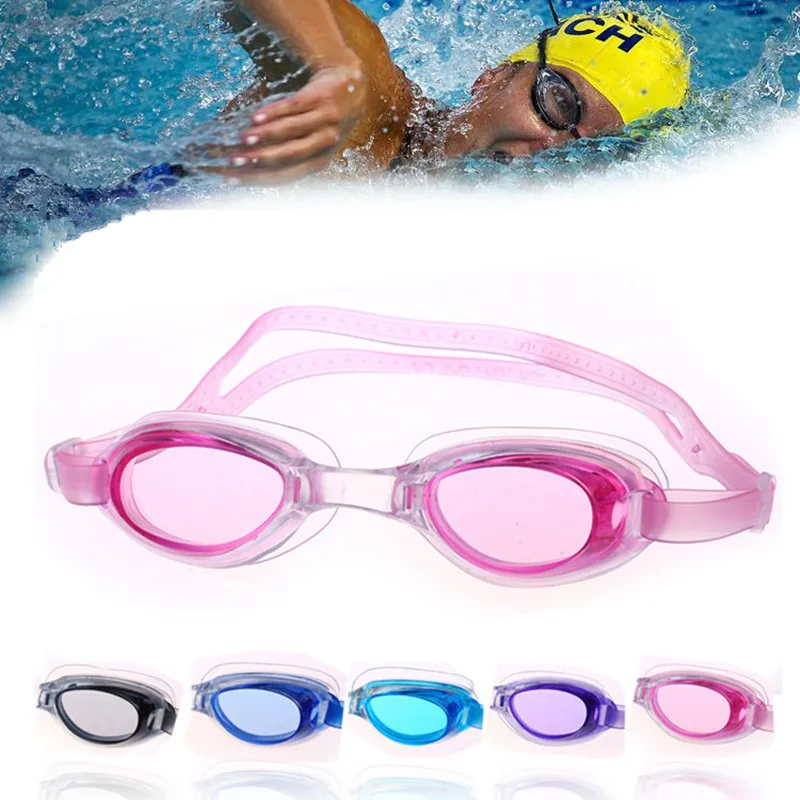 

6 Colors Silicone Waterproof Swimming Goggles Anti Fog Children Swim UV Protection Glasses for Kids