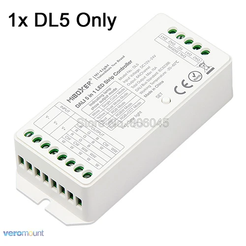 MiBOXER DALI 86 Сенсорная панель CCT цвет температура регулируемый умный светодиодный контроллер DP2 для CCT светодиодные ленты - Цвет: DL5 Only