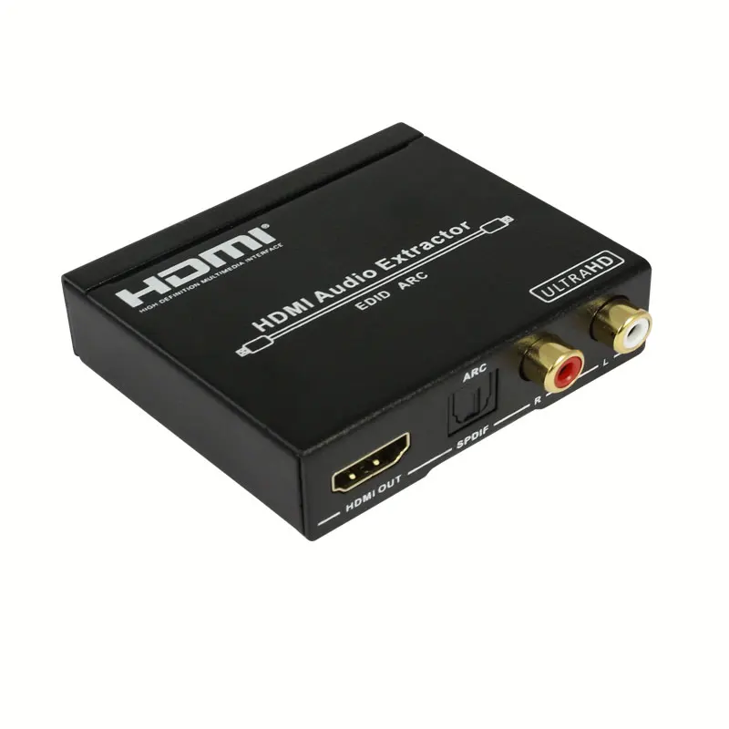 High Quality Support ARC Mini HDMI to HDMI Audio Extractor Optical