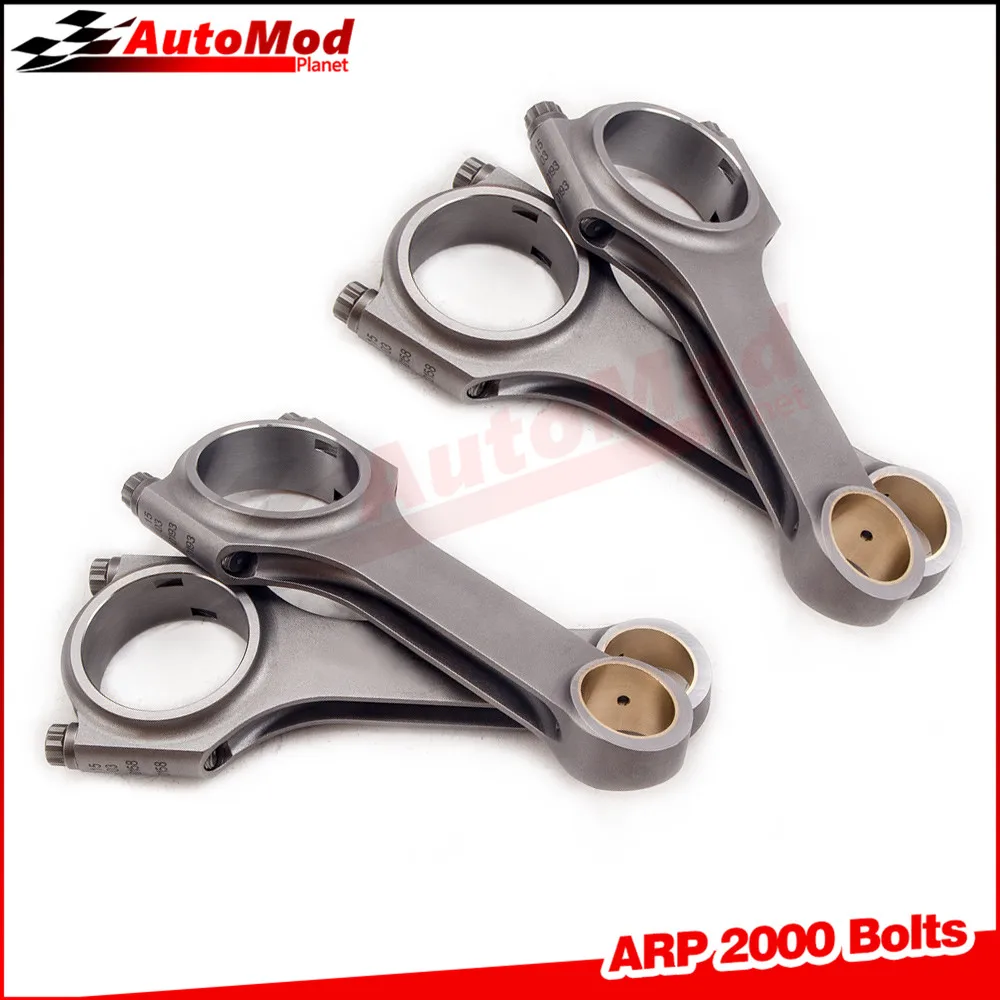 

Connecting Rod Rods Conrods fit BMW 3 Series E30 M3 2.3 S14 S14B23 engine Conrod 144mm 600HP Floating Balanced Cranks EN24 TUV