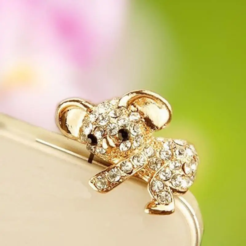 

Koala Hot Sales Cute Dust Plug 3.5mm Headphones Gadgets Stubs For Iphone 6 5s For Samsung S7 xiaomi Universal Push-button phones