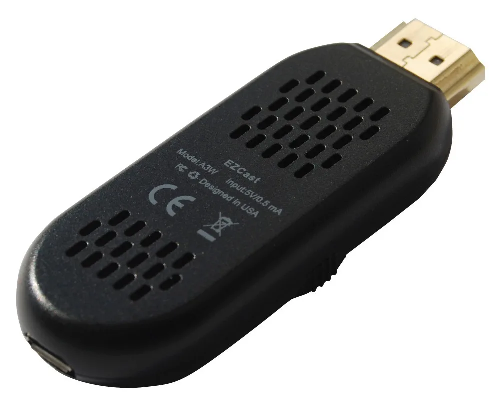 Медный A3W Ezcast Miracast hd wifi Дисплей для обмена потоковыми мультимедийными данными