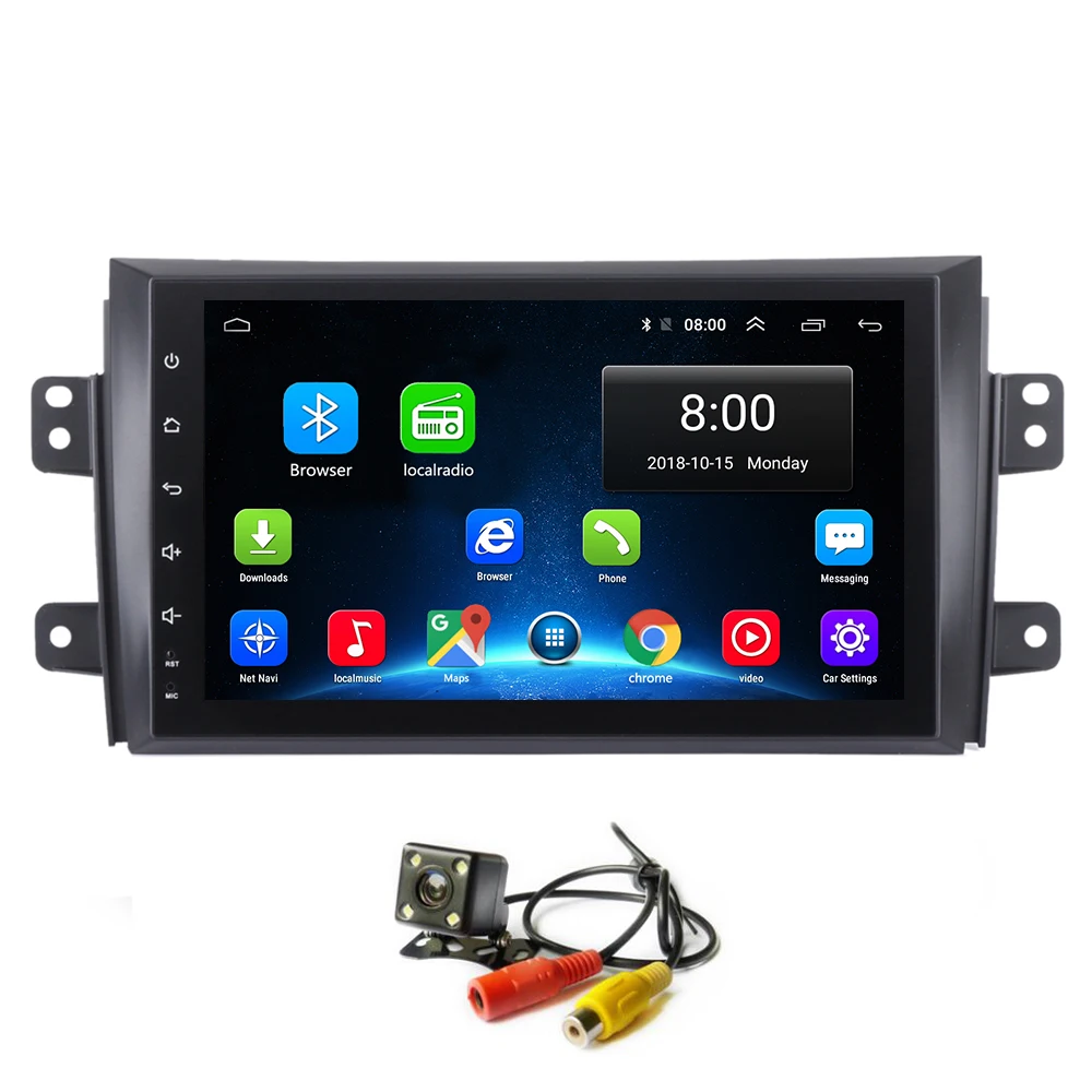 Android 8 1 автомобильный навигационный GPS радиоприемник для Suzuki SX4 2006-2014 стерео Авто