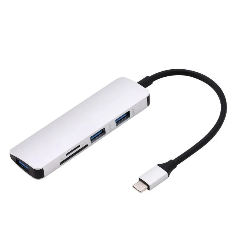 5 in1 USB C концентратор USB-C к HDMI Micro SD/устройство для считывания с tf-карт адаптер для huawei P20 MacBook Pro samsung Galaxy S9/S8 Тип C USB 3,0