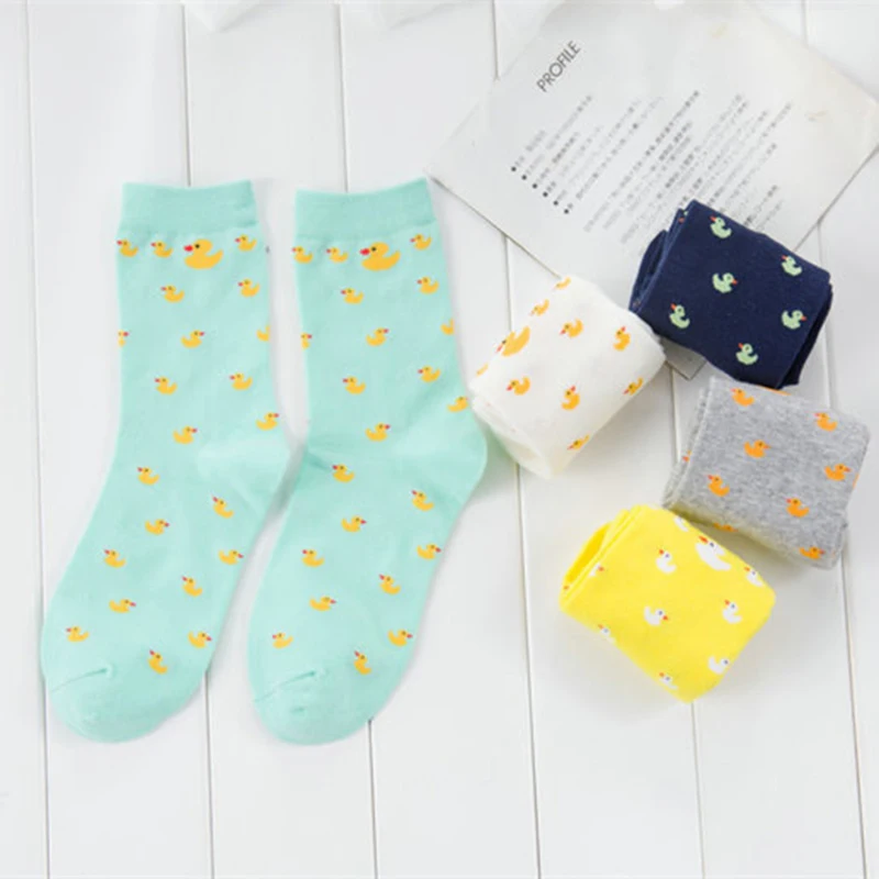 1 пара женские носки с героями мультфильмов для девочек Kawaii теплые мягкие удобные