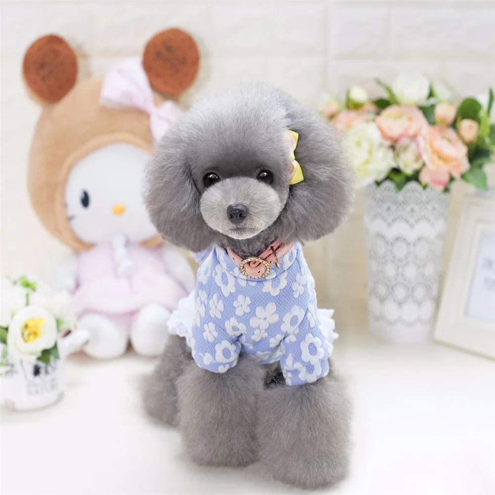 Hot Selling Small Female Dog Clothes Two Legs Very Comfortable Princess
