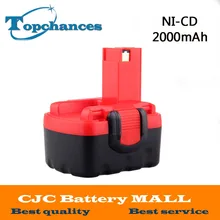 14,4 V 2000 mAh Ni-CD аккумуляторная батарея для Bosch 2 607 335 711 BAT038 BAT040 BAT041 BAT140