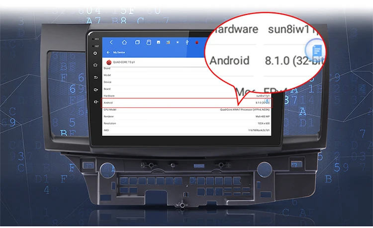 Excellent YUEMAIN Car radio Multimedia player For Mitsubishi Lancer 2Din Android 8.1 Autoradio GPS Navigation Video Audio Player DVR WIFI 7