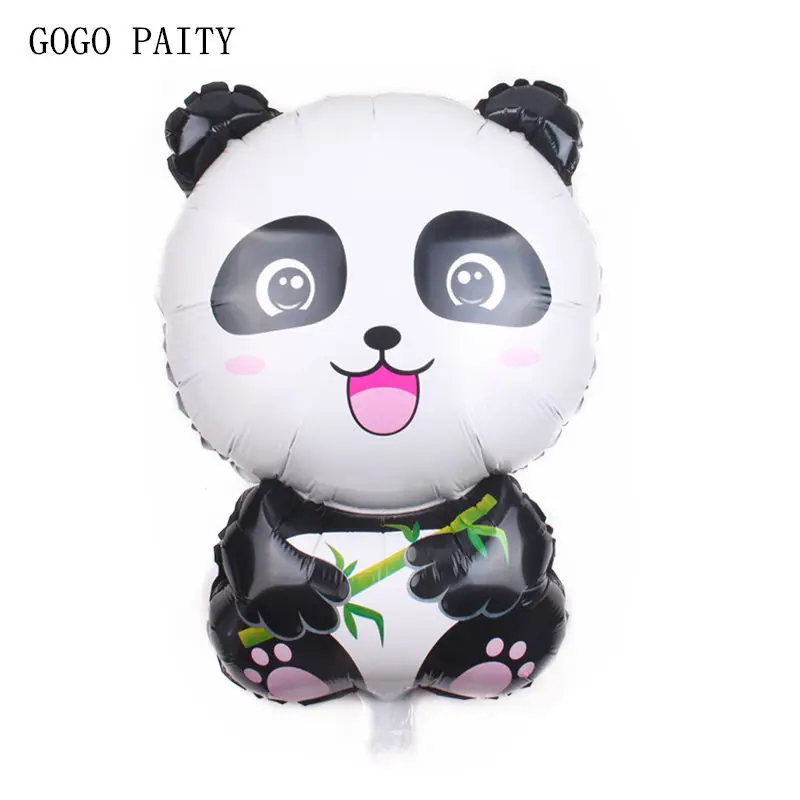 

GOGO PAITY New Bamboo Panda Shaped Aluminum Balloons Children's Holiday Party Decoration Balloons