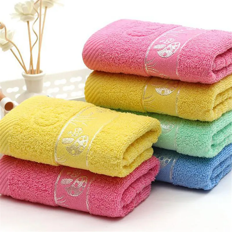Cotton flex drinking household towel Travel Cotton towel cotton jacquard broken file mushroom towel 33*73cm gift Nov2