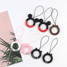 Силиконовый шнурок для ремни для телефонов для iPhone XS Max XR X Keycord ремешки перстни ключи для Airpods Аксессуары для мобильных телефонов