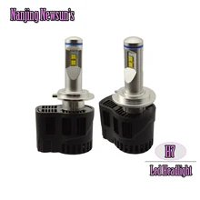 2x Автомобилей Светодиодные Фары Conversion Kit Лампы H7 55 Вт 5200Lm 6000 К Для Авто Мотоцикл Дальнего Света Замены Лампы
