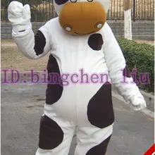 Коровы черно-белый костюм персонажа из мультфильма Косплэй Маскоты Заказные изделия на заказ(S. м. l. xl. XXL