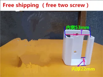 

TV DVD Air Conditioner Wall Mount Remote Control Holder Wall Mounted 53mm*22mm(2.1in*0.86in)